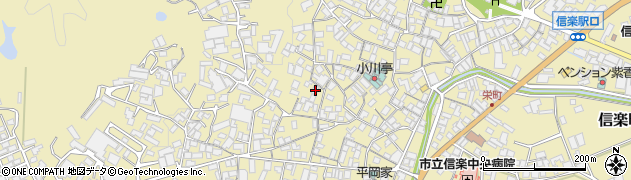 滋賀県甲賀市信楽町長野821周辺の地図