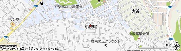 京都府宇治市広野町（小根尾）周辺の地図