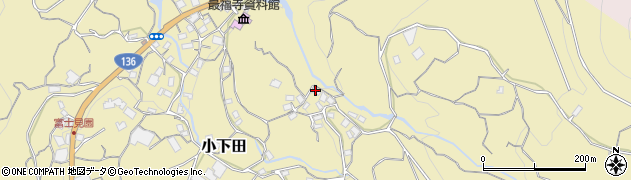 静岡県伊豆市小下田1460周辺の地図