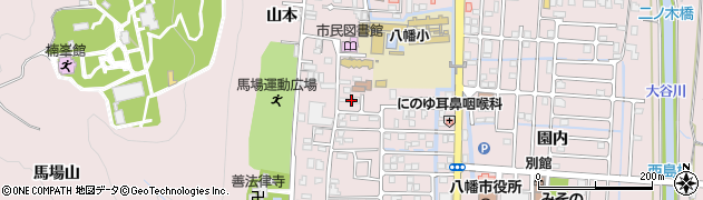 京都府八幡市八幡今田30周辺の地図