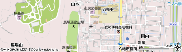 京都府八幡市八幡今田31周辺の地図