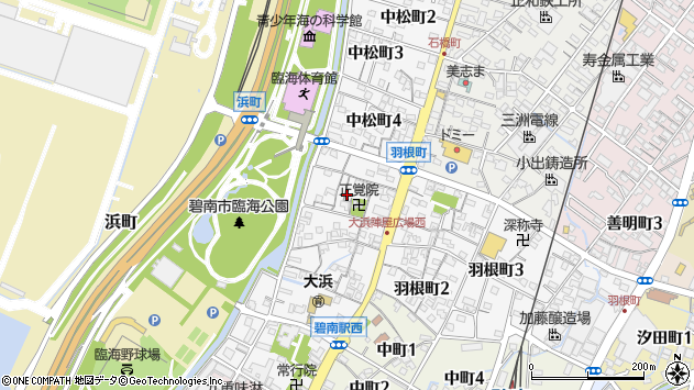 〒447-0852 愛知県碧南市本郷町の地図