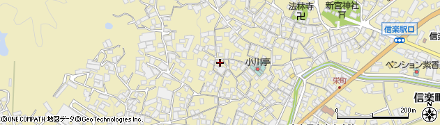 滋賀県甲賀市信楽町長野817周辺の地図