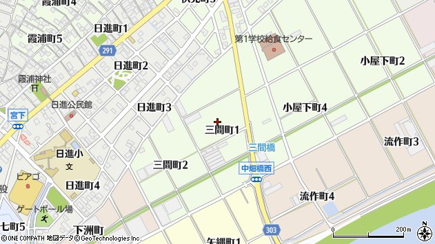 〒447-0806 愛知県碧南市三間町の地図