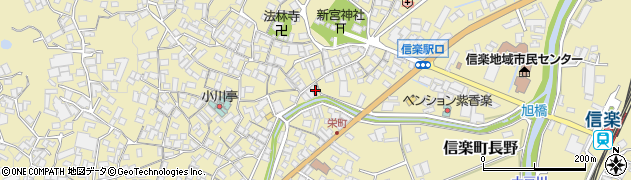 滋賀県甲賀市信楽町長野902周辺の地図