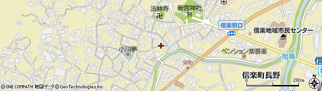 滋賀県甲賀市信楽町長野907周辺の地図