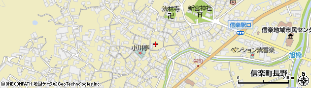 滋賀県甲賀市信楽町長野890周辺の地図