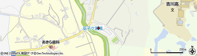 三木市役所　吉川浄化センター周辺の地図