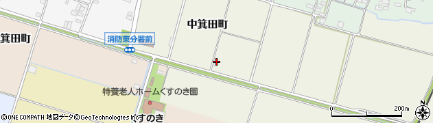 三重県鈴鹿市中箕田町1173周辺の地図