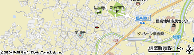 滋賀県甲賀市信楽町長野894周辺の地図