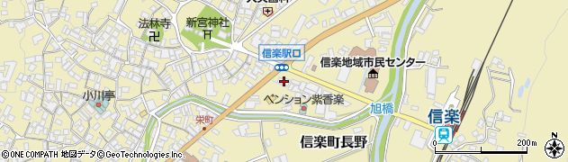 滋賀県甲賀市信楽町長野1194周辺の地図