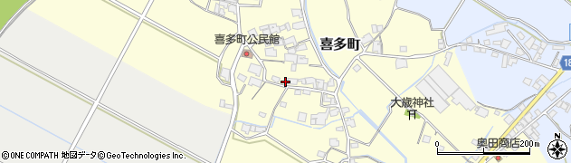 兵庫県小野市喜多町376周辺の地図