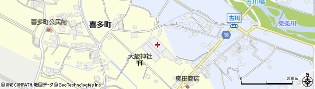 兵庫県小野市喜多町197周辺の地図