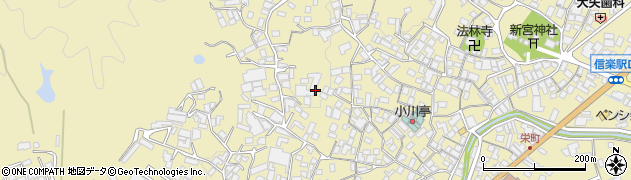 滋賀県甲賀市信楽町長野周辺の地図