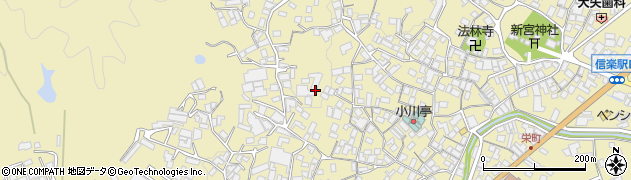 滋賀県甲賀市信楽町長野周辺の地図