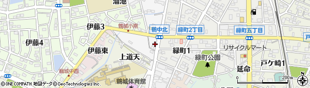 愛知県西尾市桜町桜荒子周辺の地図