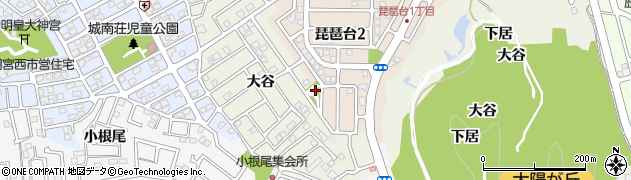 琵琶台第4児童公園周辺の地図