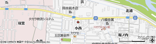 ファミリーマート八幡川口店周辺の地図