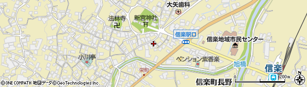 滋賀県甲賀市信楽町長野1156周辺の地図