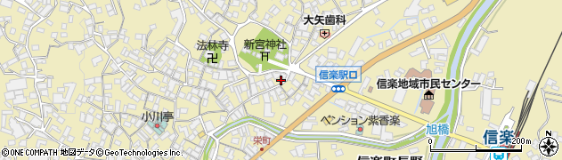 滋賀県甲賀市信楽町長野1154周辺の地図