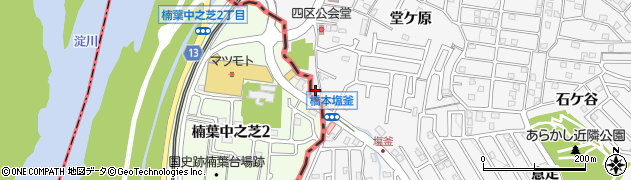京都府八幡市橋本焼野41-4周辺の地図