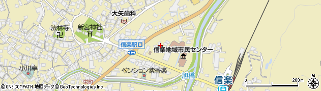 滋賀県甲賀市信楽町長野1209周辺の地図