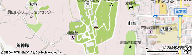 京都府八幡市八幡（高坊）周辺の地図