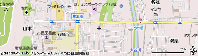 京都府八幡市八幡園内3周辺の地図