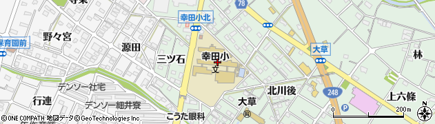 幸田・第１児童クラブ周辺の地図