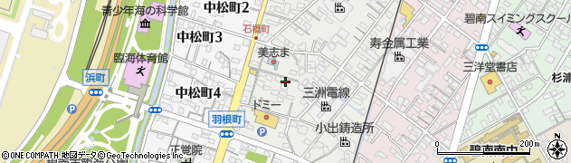 愛知県碧南市石橋町4丁目周辺の地図