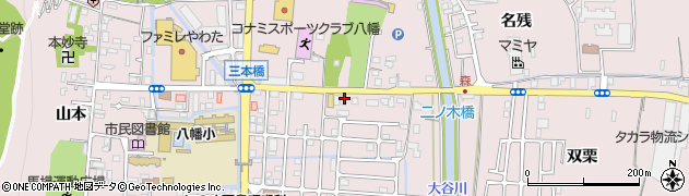 京都府八幡市八幡園内9周辺の地図