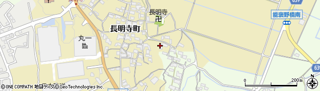 三重県亀山市長明寺町周辺の地図