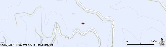 愛知県豊川市萩町（奥猿田）周辺の地図