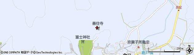 善住禅寺周辺の地図