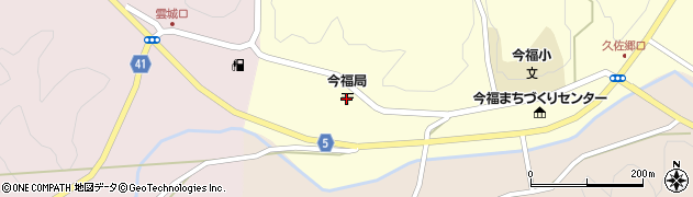 今福郵便局周辺の地図