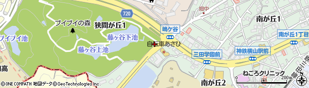 三田警察署三田南交番周辺の地図