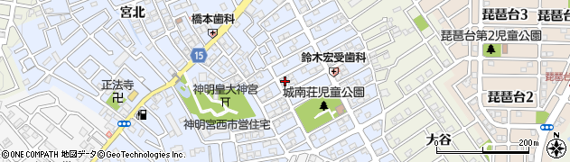 京都府宇治市神明宮東86周辺の地図