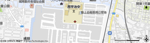 京都府宇治市広野町（岩ケ鼻）周辺の地図