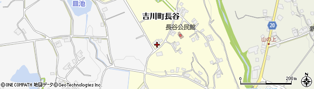 兵庫県三木市吉川町長谷477周辺の地図