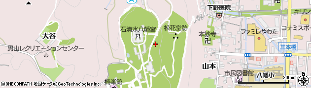 東参道周辺の地図