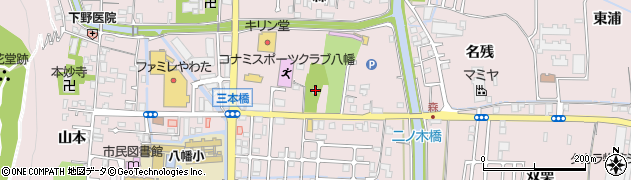 法園寺周辺の地図