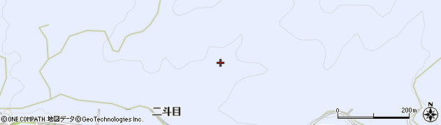 愛知県豊川市萩町（二斗目）周辺の地図