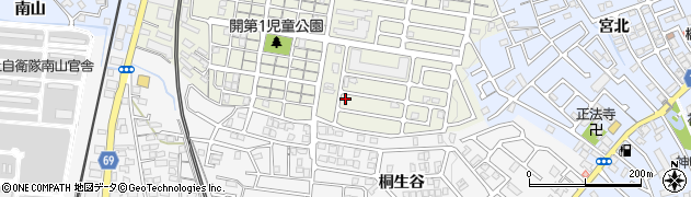 京都府宇治市開町周辺の地図