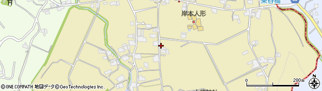 兵庫県小野市中谷町周辺の地図
