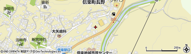 神山・表具店周辺の地図