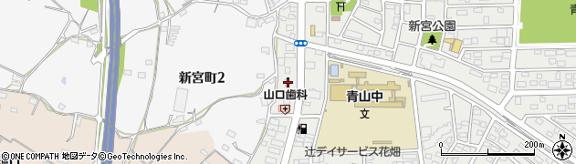 ピザハット　半田青山店周辺の地図