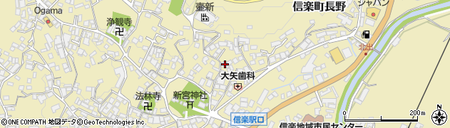 滋賀県甲賀市信楽町長野1135周辺の地図