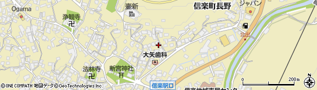 滋賀県甲賀市信楽町長野1110周辺の地図