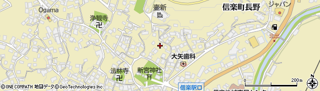 滋賀県甲賀市信楽町長野1093周辺の地図