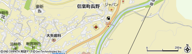 滋賀県甲賀市信楽町長野1280周辺の地図